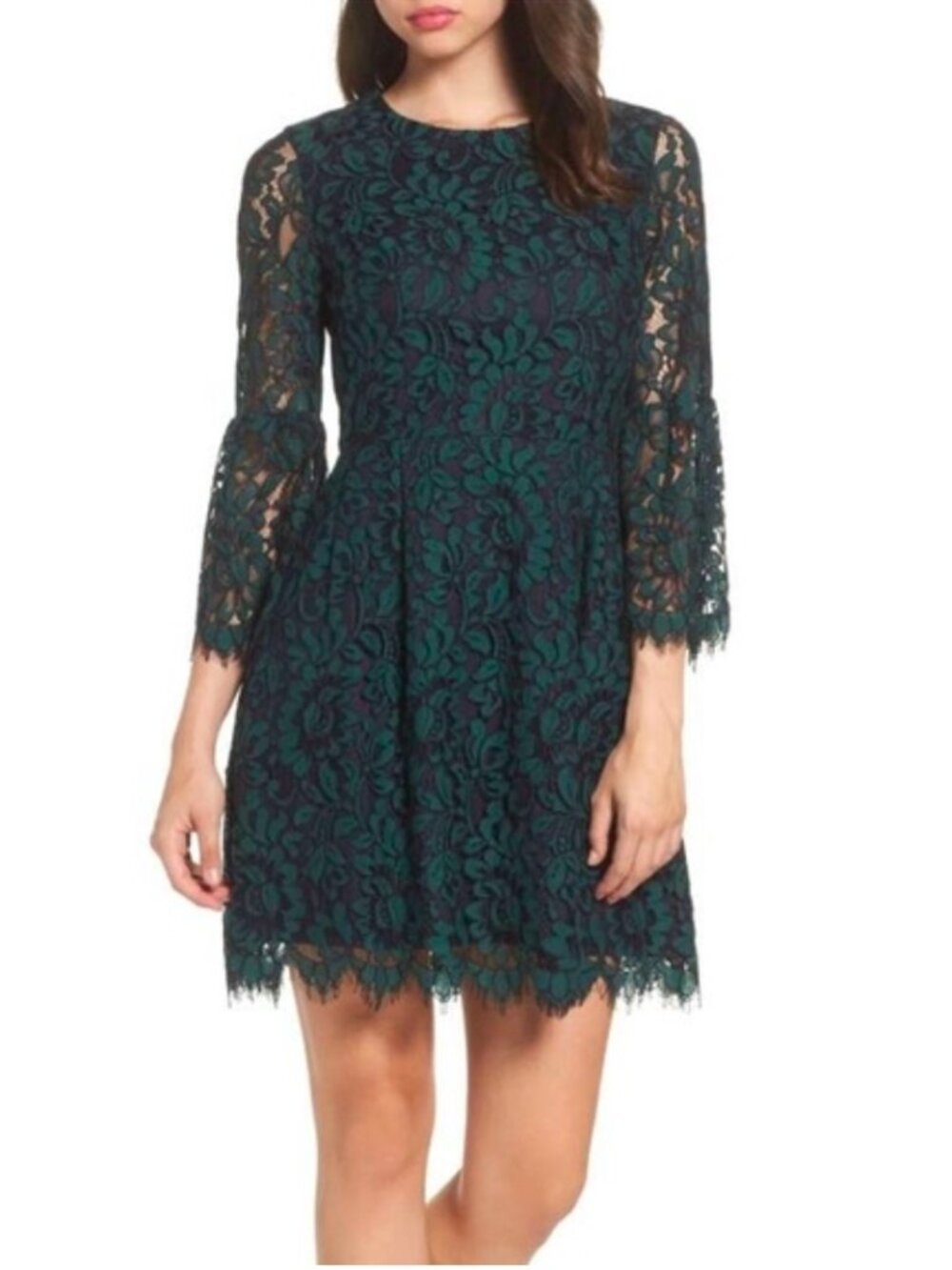 Eliza J Women's Floral Print Lace Women's Size 6